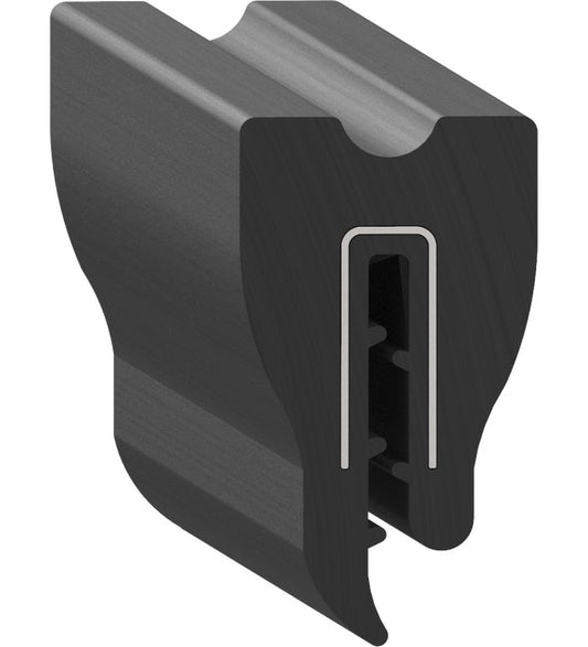 Uni-Grip PVC Edge Trim, 0.550" Width, 0.975" Height - Image 1
