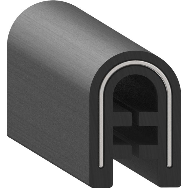 Uni-Grip 0.370" x 0.570" Rubber Edge Trim with Steel Core - Image 1