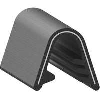 Uni-Grip 0.690" x 0.650" PVC Edge Trim with Stamped Steel Core