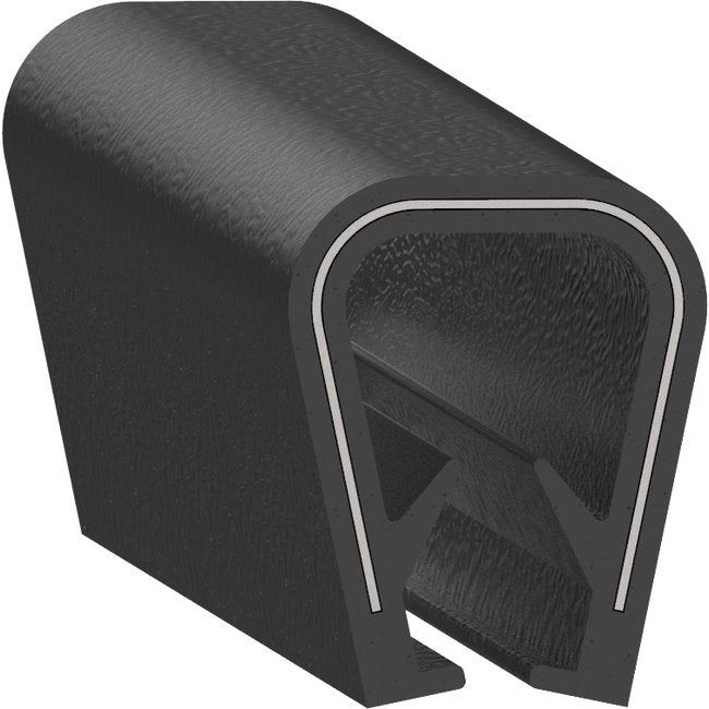 Uni-Grip PVC Edge Trim, 0.500" W x 0.650" H - Image 1