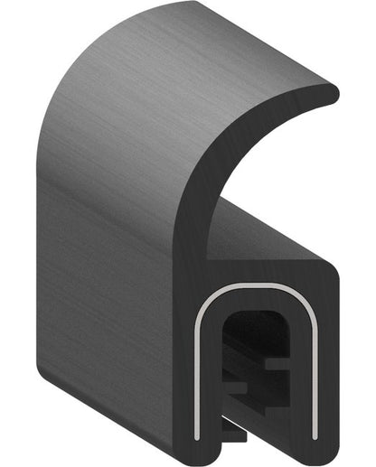 Uni-Grip 0.430" Width 0.980" Height Rubber Edge Trim - Image 1