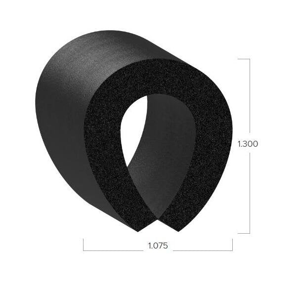 Uni-Grip 1.075x1.300 in Rubber Edge Trim - Image 2
