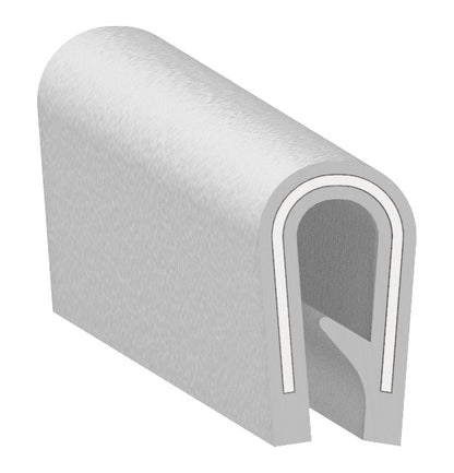 Uni-Grip 0.250" x 0.450" PVC Edge Trim with Steel Core - Image 1