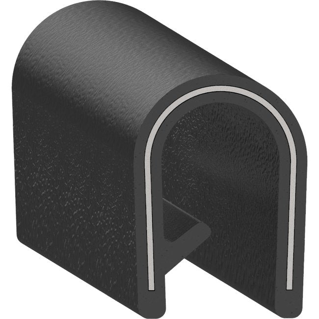 Uni-Grip 0.500" x 0.700" PVC Edge Trim with Steel Core - Image 1