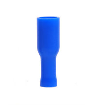 Blue Vinyl Fully Insulated Female Bullet Connector 16-14 AWG (.195 Tab) - Pack of 100