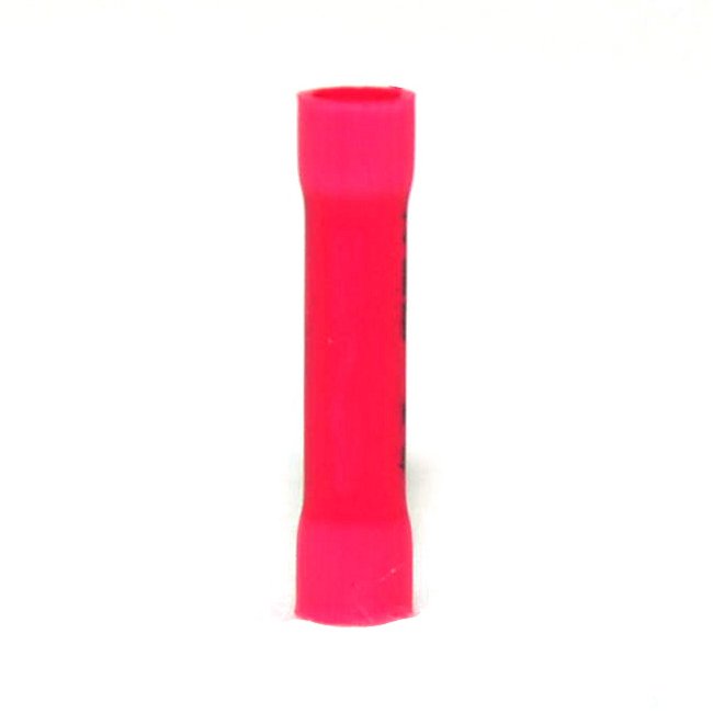 2 AWG Red Vinyl Insulated Butt Splice Connector - Image 1