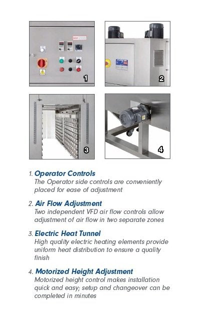 American Film & Machinery ES-200 Electric Heat Tunnel - Image 2