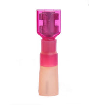 Insulated Female Quick Disconnect - 22-18 AWG, Red, Solder & Seal