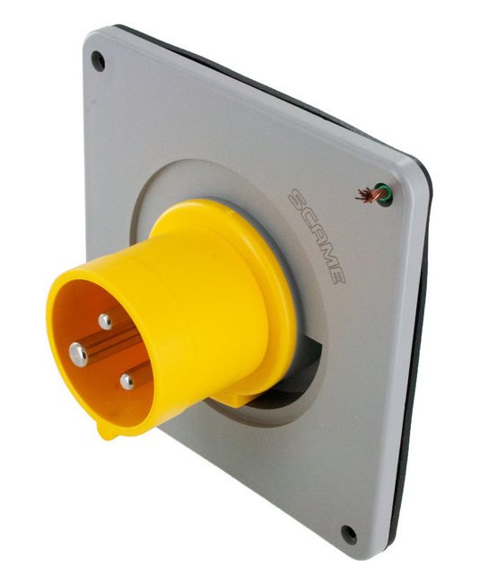 Eureka-HD Series 125 Volt (V) Alternating Current (AC) Voltage Inlet Connector - Image 1