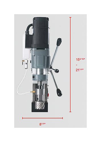 Euroboor ECO.50 Magnetic Drilling Machine with Morse Taper 2 Spindle - Image 3