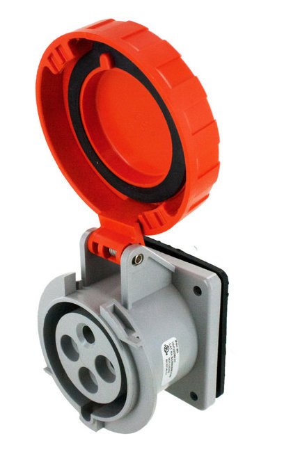 Eureka-HD Series 125 and 250 Volt (V) Alternating Current (AC) Voltage Receptacle Connector - Image 1