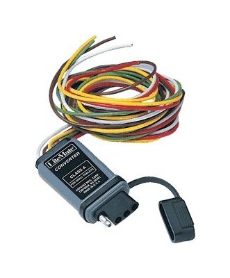 Voltage Drop Converter with Built-in 4-Way Flat - 60 Inch Wires - Image 1