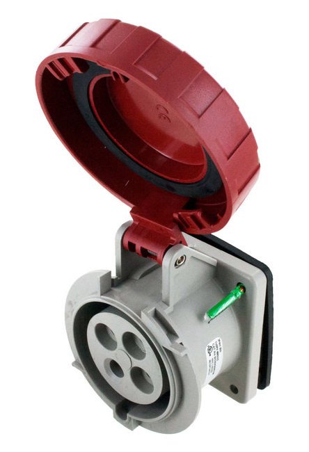 Eureka-HD Series 480 Volt (V) Alternating Current (AC) Voltage Receptacle Connector - Image 1