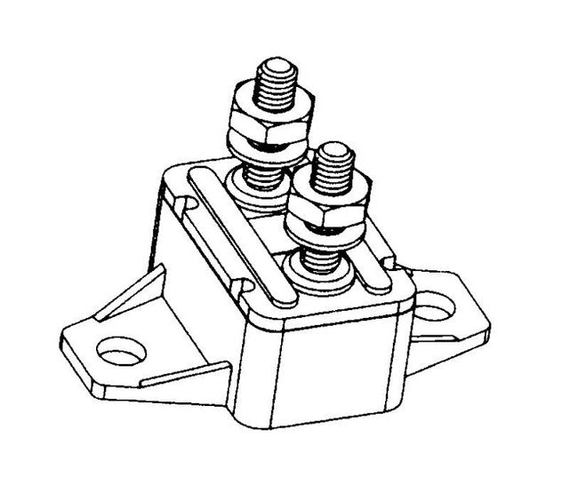 Plastic 20 Amp Circuit Breaker - Image 2