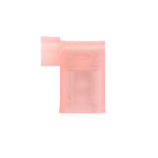 Insulated Female Flag Quick Disconnect, 22-18 AWG, .250 Tab, Nylon, Pack of 100 - Image 1