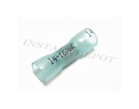 Blue 16-14 AWG Heat Shrink Seamless Parallel Connector - Pack of 100