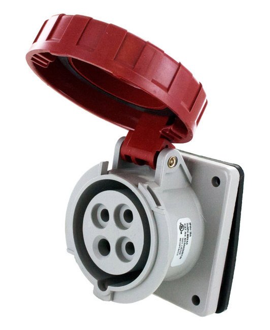 Eureka-HD Series 480 Volt (V) Alternating Current (AC) Voltage Receptacle Connector - Image 1