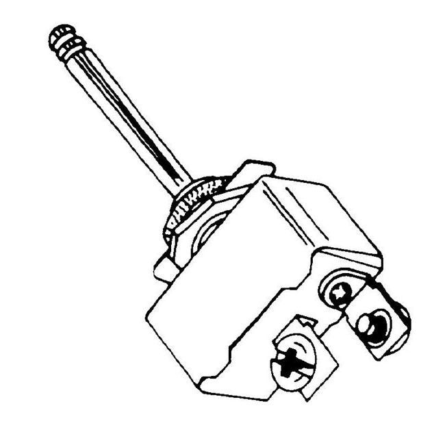 X-Tra Heavy Duty Toggle Switch - 2 Position, 1-1/2" Long - Image 2