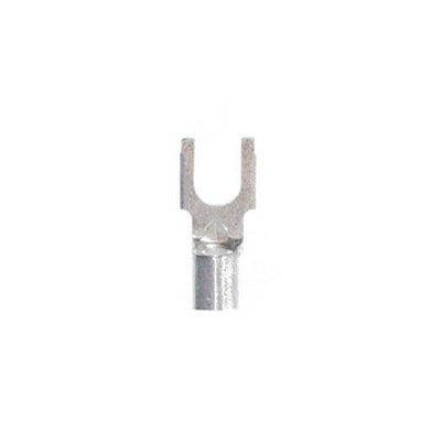 Non-Insulated Spade Terminal 16-14 AWG #6 Stud Block Brazed Seam - Image 1