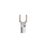 Non-Insulated Spade Terminal 16-14 AWG #6 Stud Block Brazed Seam