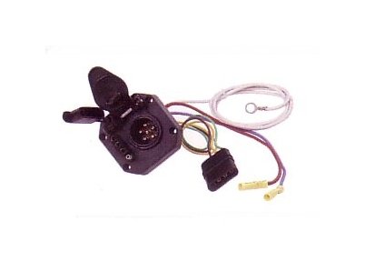 4-Wire Flat to 4-Wire Flat and 6 Round Adapter - Image 1