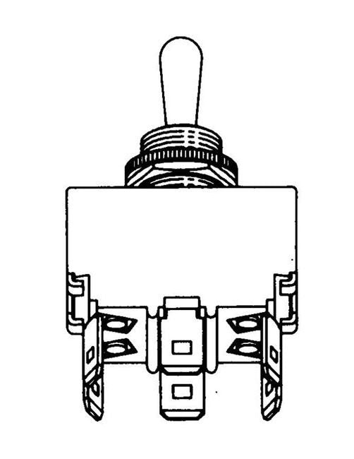 Industrial Grade D.P.D.T. Toggle Switch - Image 3