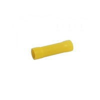 4 AWG Yellow Vinyl Insulated Butt Splice Connector