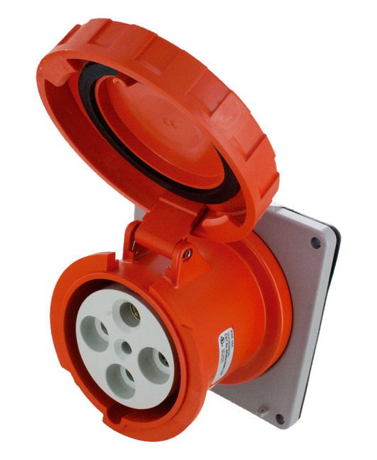 Eureka-HD Series 125 and 250 Volt (V) Alternating Current (AC) Voltage Receptacle Connector - Image 1
