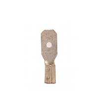 16-14 AWG Male Quick Disconnect Tab Non-Insulated Bare Butted Seam 100-Pack
