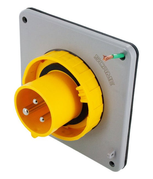 Eureka-HD Series 125 Volt (V) Alternating Current (AC) Voltage Inlet Connector - Image 1