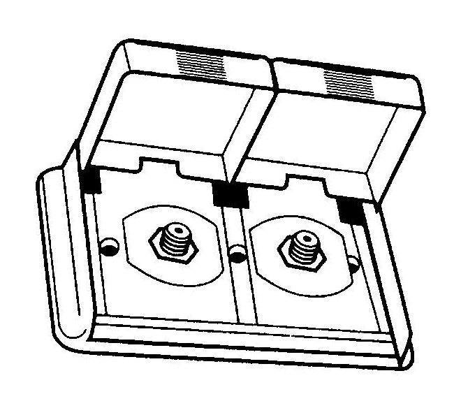 Weatherproof Dual Outlet TV Connector - Image 2