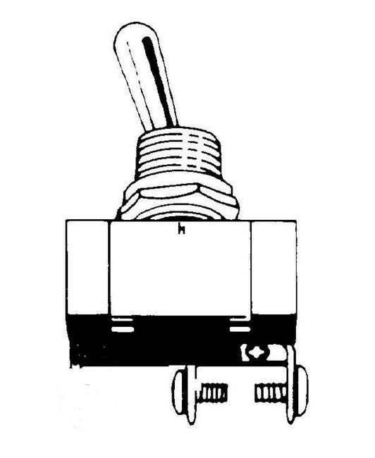 Heavy Duty 2-Position Toggle Switch - MOM, On-Off - Image 2