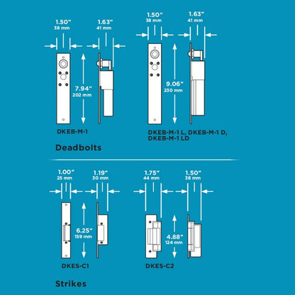 DoorKing Electric Lock Strike - 8.7mm Bolt Size - Image 2
