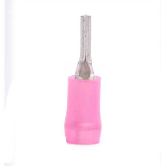 Red 22-18 AWG Pin Terminals Nylon 3-pc Pack - Image 1