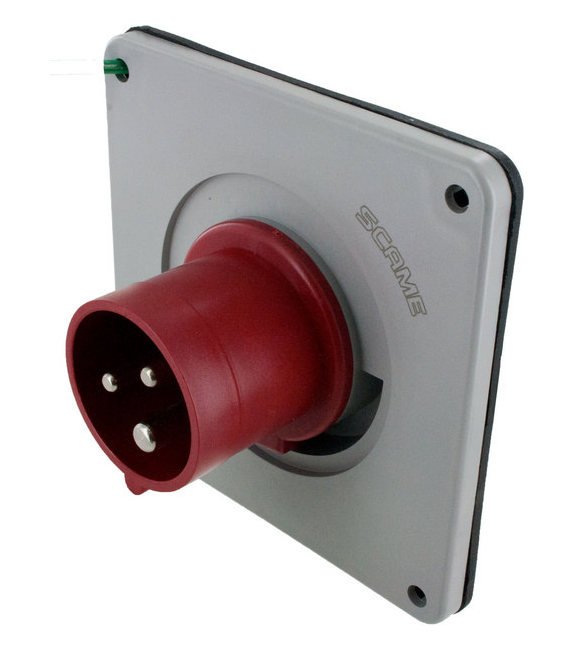 Eureka-HD Series 480 Volt (V) Alternating Current (AC) Voltage Inlet Connector - Image 1