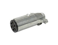 7-Way Female Plug Trailer End Connector 12-24V 40A Steel