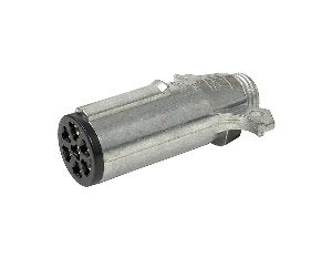 7-Way Female Plug Trailer End Connector 12-24V 40A Steel - Image 1