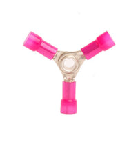 Nylon Butted Seam 3-Way Connector for 22-18 AWG Wires