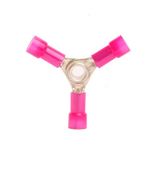 Nylon Butted Seam 3-Way Connector for 22-18 AWG Wires - Image 1