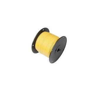 14 AWG Yellow Primary Wire Spool - 100 ft Roll - Image 1