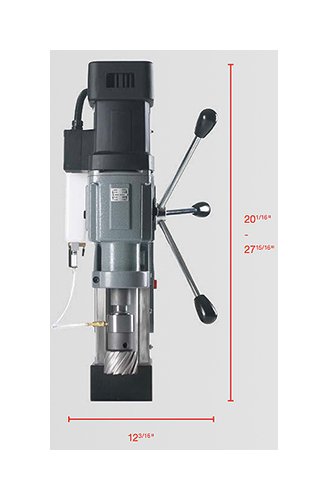 Euroboor 4-Speed Magnetic Drilling Machine ECO.80-4 with Morse Taper 3 Spindle - Image 2