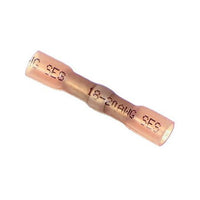 Heat Shrink Solder Seal Butt Connector, 22-18 AWG, Red (Pack of 50)