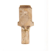 16-14 AWG Male Quick Disconnect Terminal, Non-Insulated Bare Brazed Seam