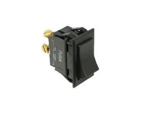 12V DC Rocker Switch - 20 Amp, Snap-in Mounting Brackets - Image 1