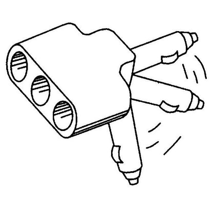 12V Triple Outlet Plug Adapter - Image 2