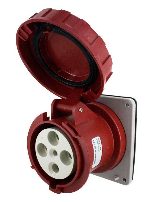 380 to 415 Volt (V) Voltage Eureka High Definition (HD) Series Pin and Sleeve Connector - Image 1