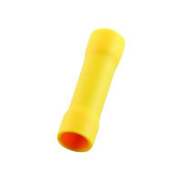Yellow 12-10 AWG Vinyl Insulated Butt Connector Kit - Pack of 100
