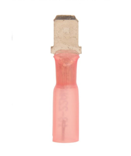22-18 AWG Male Quick Disconnect Heat Shrink - Solder and Seal - Image 1