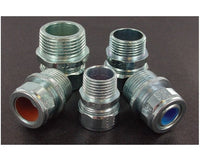 0.66 to 0.75 Inch (in) Cable Diameter Steel Cord Grip Connector