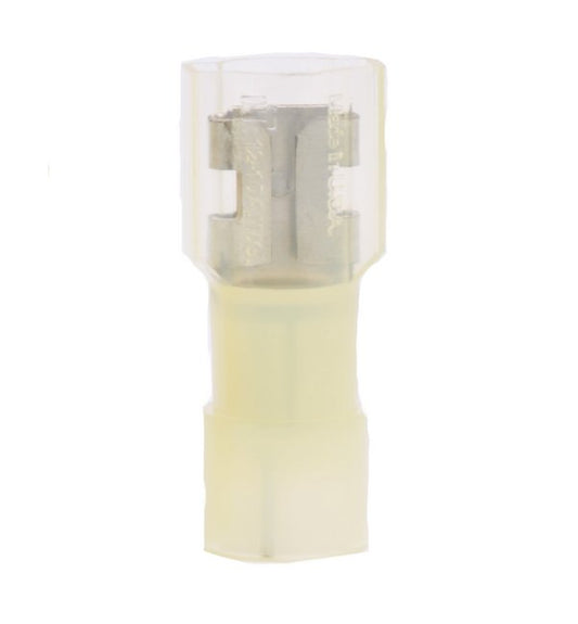 12-10 AWG Female Nylon Insulated Quick Disconnect (.250 x .032 Tab) - Pack of 100 - Image 1